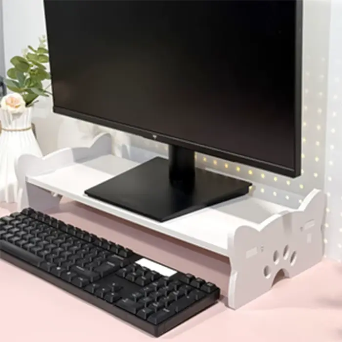 Support d'écran simple à un seul niveau pour moniteurs d'ordinateur de bureau