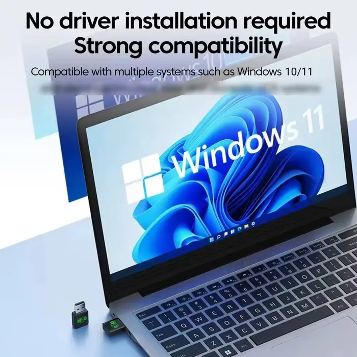 900Mbps USB WiFi Bluetooth 5.4 adaptateur 2in1 Dongle double bande 2.4G 5GHz USB