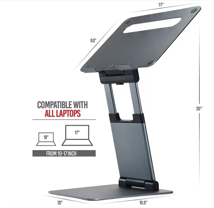 Support d'ordinateur portable pour bureau