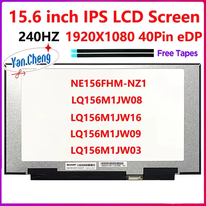 Écran LCD pour ordinateur portable 15.6 pouces 240Hz