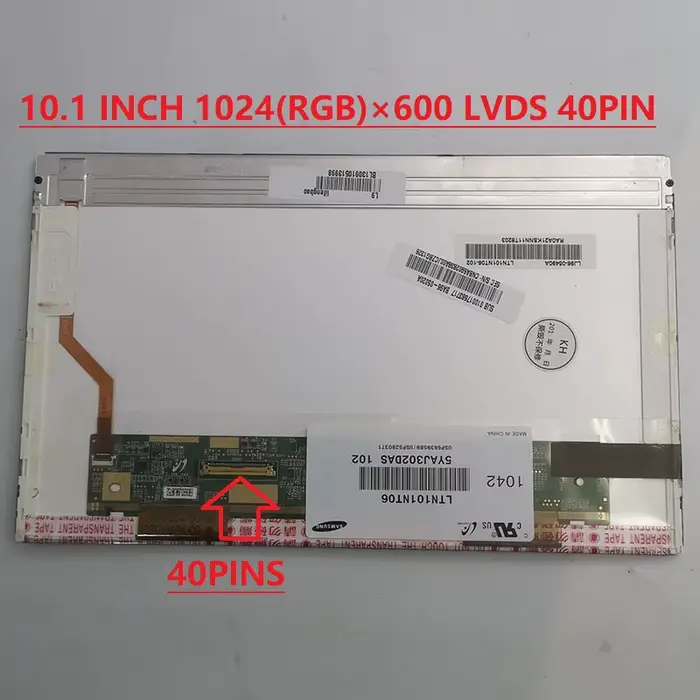 Écran LCD pour ordinateur portable 10.1 pouces, LTN101NT02, pour ASUS Eee PC 1015BX, pour Lenovo S10