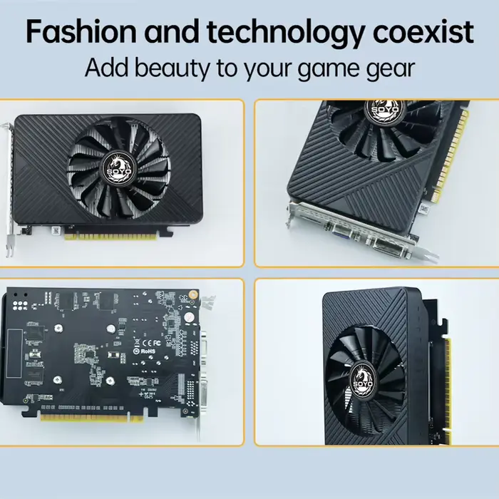 SOYO GTX 750Ti 4GB carte graphique GDDR5 128Bit PCI-E 3.0 Geforce GPU Gtx 750