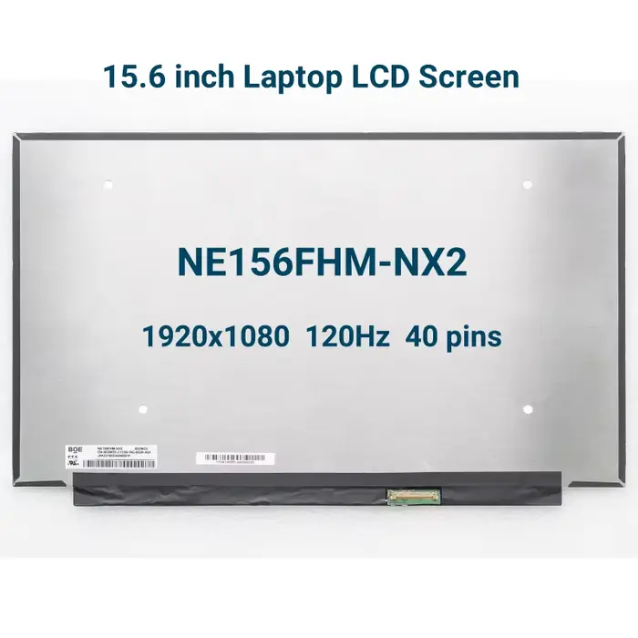 15.6 120Hz écran LCD d'ordinateur portable NE156FHM-NX2 pour DELL G15 G5505 G5510 G5511 G5515 pannea