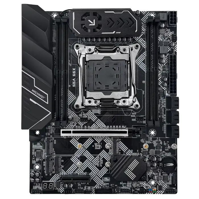MACHINIST X99 V9S carte mère prise en charge TPM2.0 LGA 2011-3 Xeon E5 cpu DDR4 RAM C612 puce avec 3 * NVME M.2 slot SATA3.0 USB3.0