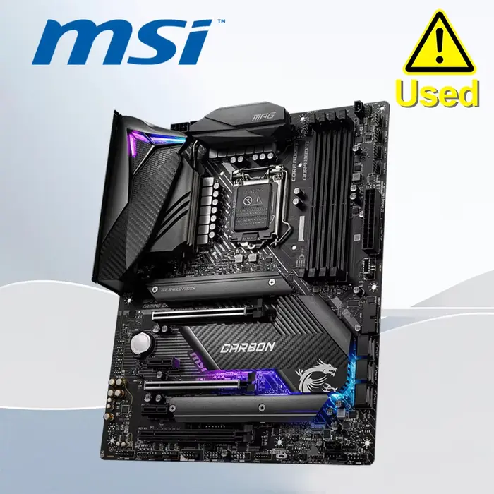 MSI MPG Z490 GAMING CARBON WIFI LGA 1200 4×DDR4 128GB 1×HDMI 1×Display Port