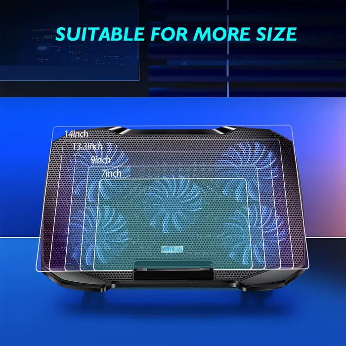 COOLCOLD Support de refroidissement pour ordinateur portable de 12 à 17 pouces