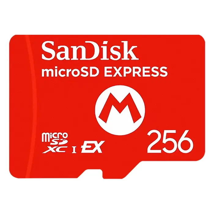 SanDisk carte microSD Express 128GB 256GB A2 5.3K NVMe TF carte mémoire pour tablette UAV Switch 2 M