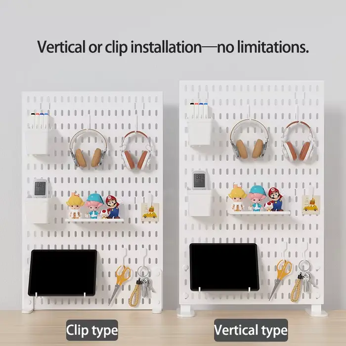 Support organisateur de bureau gaming en pegboard
