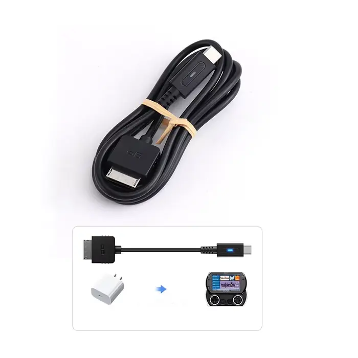 Câble USB-C PD de 1, 2 m pour contrôleur PSP GO