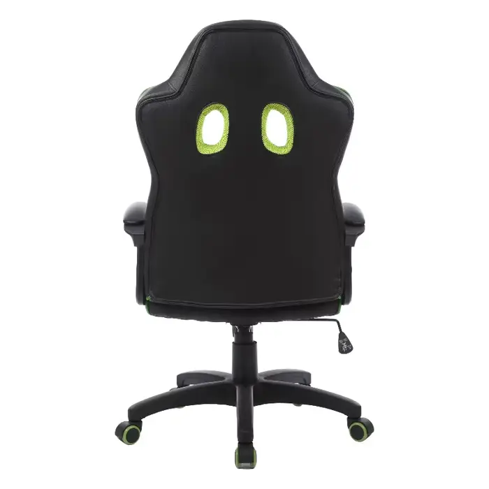 Chaise de bureau pivotante verte pour longues heures de travail
