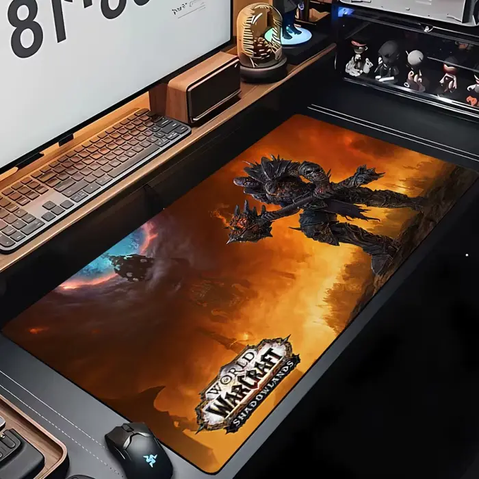 Tapis de souris de jeu média personnalisé