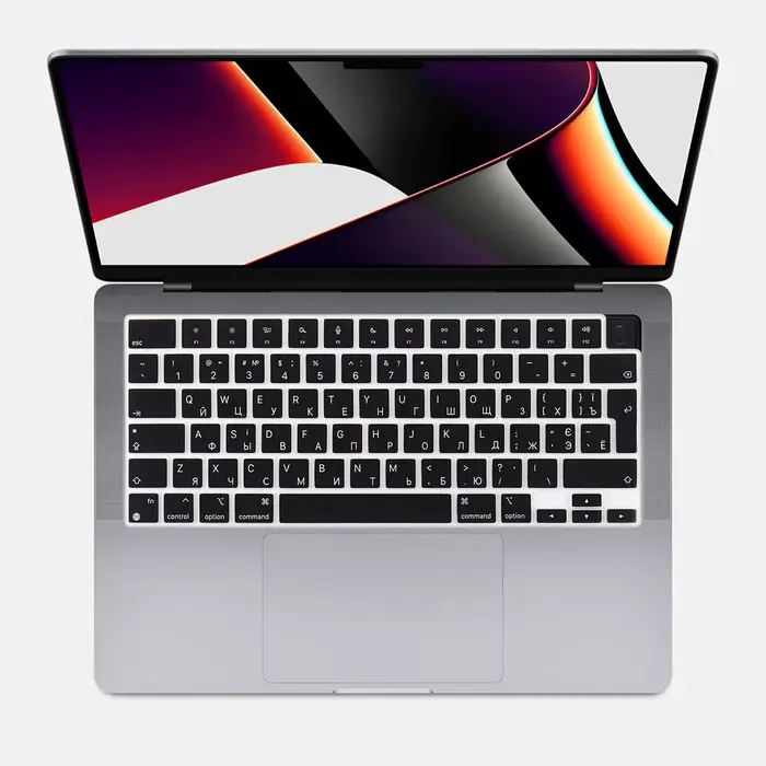 Juste de clavier en silicone russe pour MacPleAir