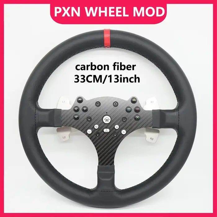 SIMPUSH 13 pouces 33 cm volant circulaire rallye sim course pour PXN V10 V10 PRO
