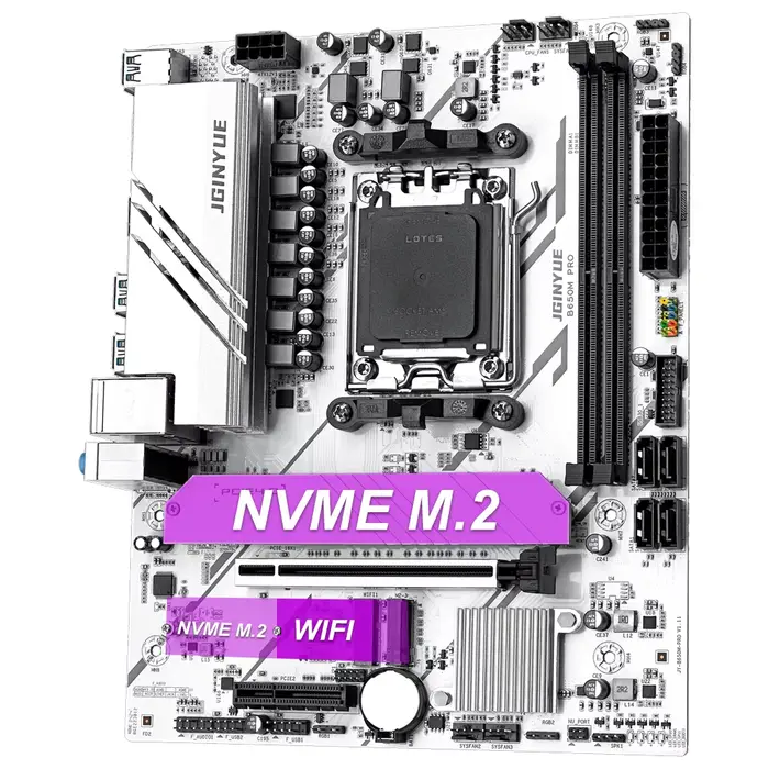 PRO B650M MATX AMD B650 DDR5 6000 + MHz M.2 SATA USB3.2 64G Double canal DDR5 Ryzen 7000/8000/9000 s