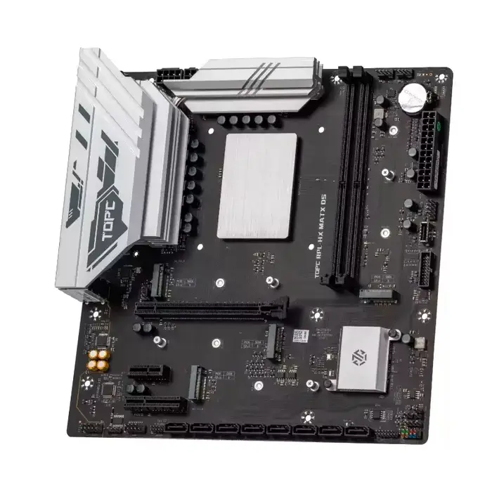 Carte mère MATX Intel i9 14900HX i7 14700HX TOPC PCIe 5.0 4M.2 8SATA 2.5G LAN USB4 DDR4 DDR5 NAS