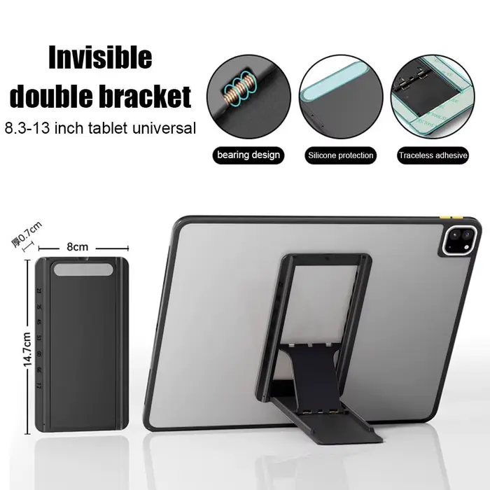 Support de tablette portable avec angle de stockage pliable