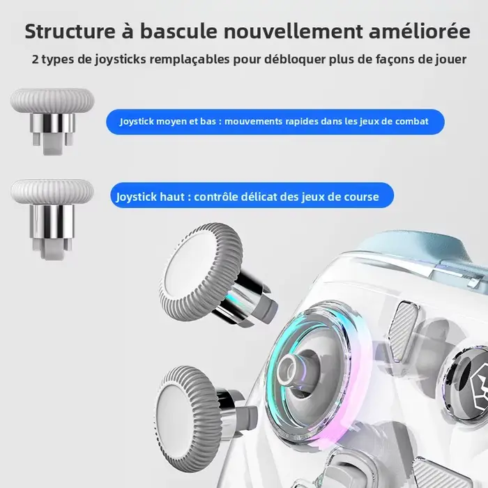 Contrôleur de jeu Aolion K10 avec station de chargement