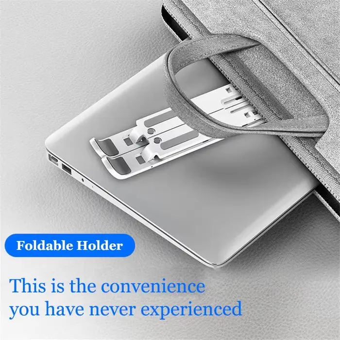 Support d'ordinateur portable réglable et pliable