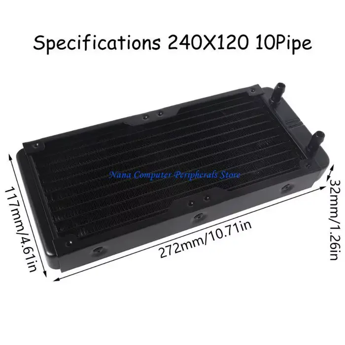Radiateur en aluminium F68C refroidissement par eau