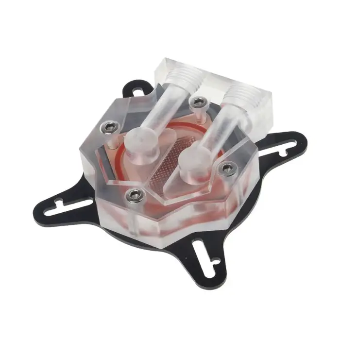 Refroidisseur d'eau universel transparent pour carte fouille