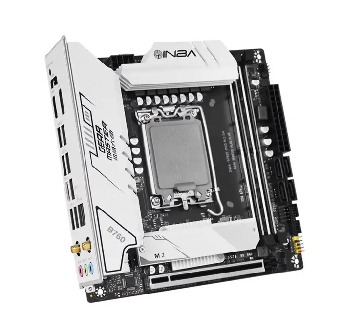 100% nouveau B760i ITX MINI carte mère pour LGA 1700 Support Core i5 12400F DDR4 2*8GB 3200Mhz CPU m