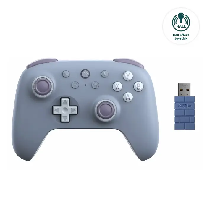 8BitDo nouveau contrôleur de jeu sans fil 2.4G ultime 2C avec Joystick à effet Hall pour PC Steam Deck Raspberry Pi Android