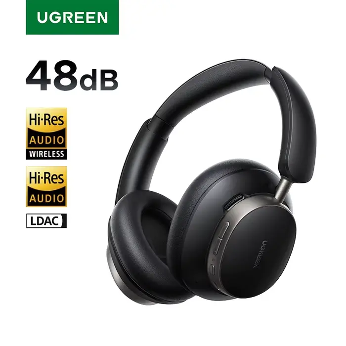 UGREEN Studio Pro 48dB ANC casque sans fil sur l'oreille Bluetooth écouteurs suppression Active du b