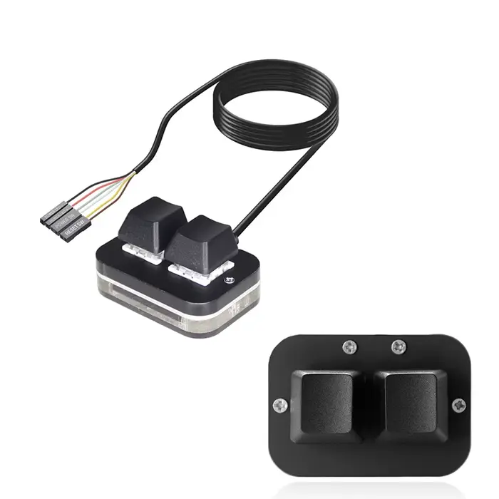 Câble d'extension de démarrage externe SW pour la maison et le bureau, commutateur PC, Cristal de l'