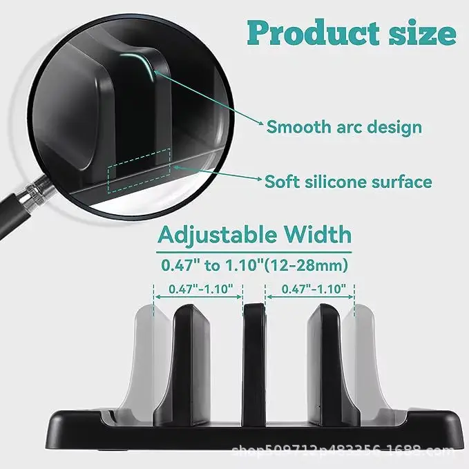 Support Vertical pour ordinateur portable de bureau
