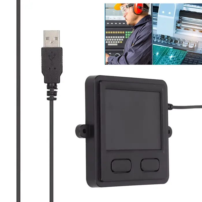 Pavé tactile Portable et pratique, filaire USB, intégré, taille compacte, 2 boutons, pour ordinateur