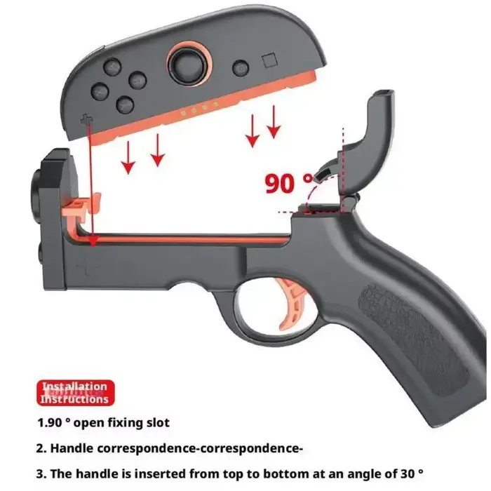 Manchettes de tir antidérapantes pour manettes de jeu Switch2 (gauche et droite) – Accessoires de jeu pour NS2