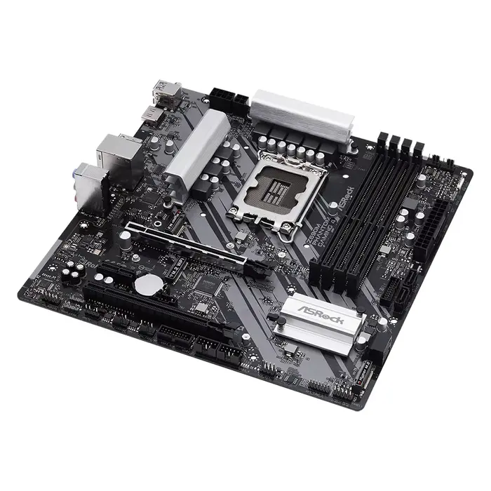 Carte mère ASRock Z690M PHANTOM GAMING 4 LGA 1700 Intel Z690 compatible avec les processeurs 14900KF 12700K 12400F