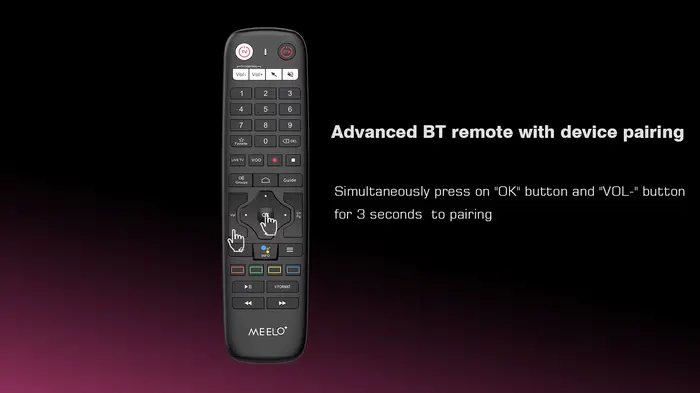 Télécommande pour XTV Box, XTV PRO, XTV AIR, DUO, DUO2S, XC1, XC2