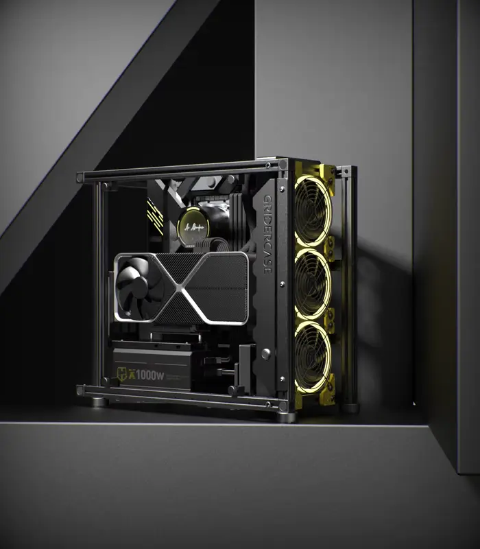Boîtier PC Open Air Beta V2.0 en aluminium