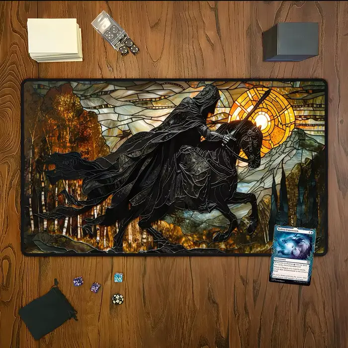 Tapis de jeu de table Magic War Knight Design pour MTG/TCG