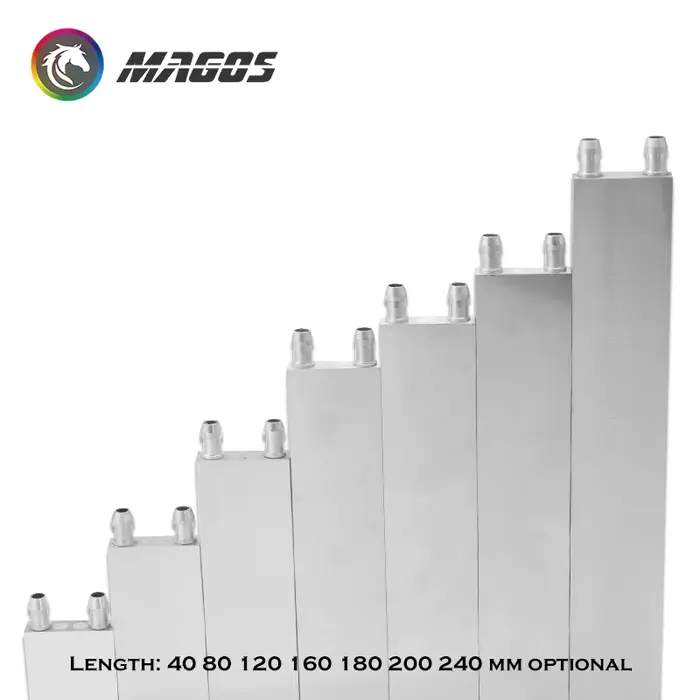 Radiateur de refroidissement à eau en aluminium pour processeur