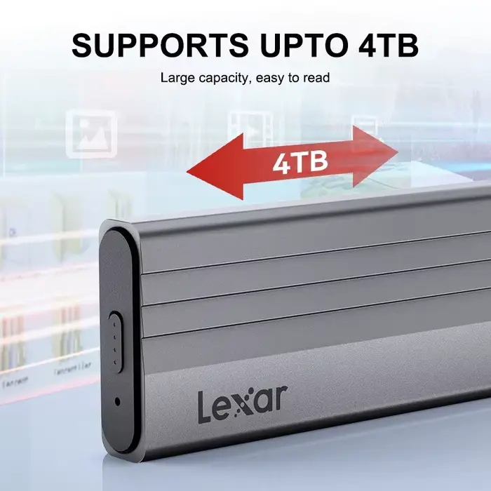 Lexar M.2 SSD boîtier 10Gbps USB 3.2 Gen2 M.2 NVMe SATA SSD