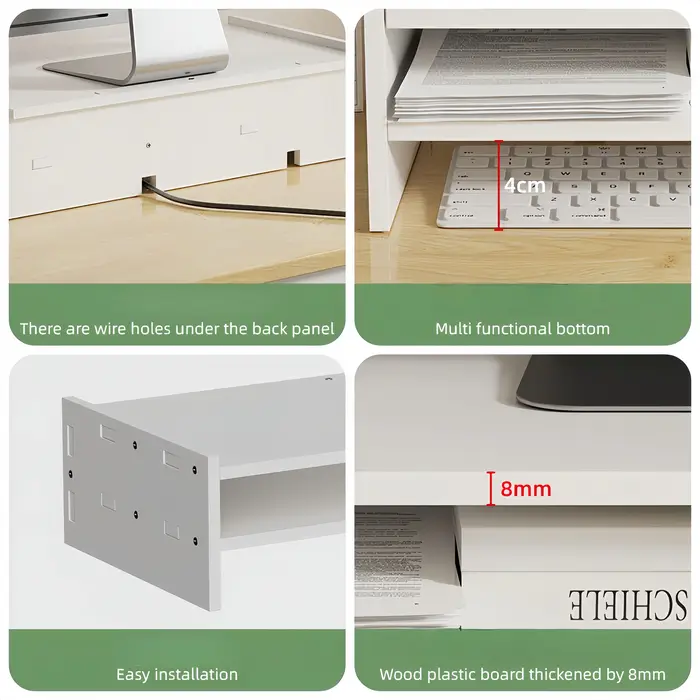 Support de moniteur d'ordinateur de bureau