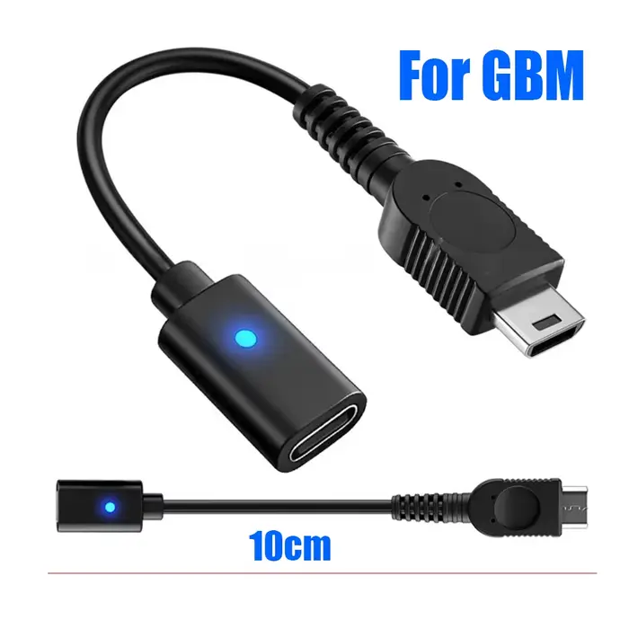 Câble de charge USB C pour console de jeu GBM, cordon d'alimentation Type C pour console de jeu, câb