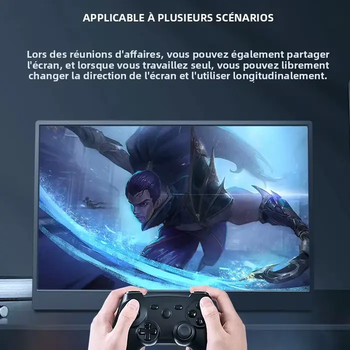 HGFRTEE – moniteur Portable à écran tactile de 14 pouces
