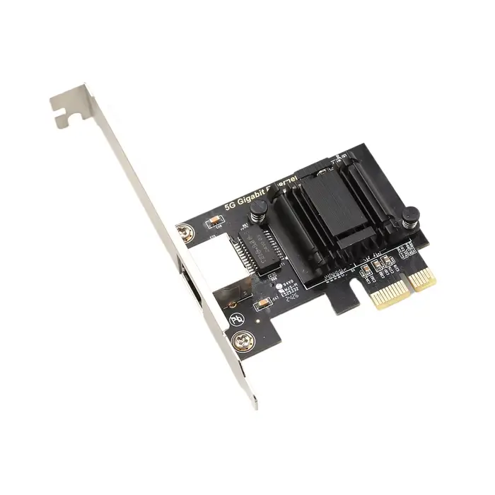 Carte réseau PCIe3.1 1X 5G Lan, Port unique, 5Gbps, fournit des vitesses multi-réseau, Gigabit Ether