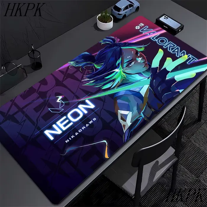 Valorant tapis de souris de jeu 90x40 ordinateur HD personnalisé nouveau tapis de souris avec Locked