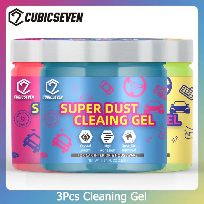 Cubicseven-Gel magique pour ordinateur portable et clavier, nettoyant anti-poussière pour livres, ar