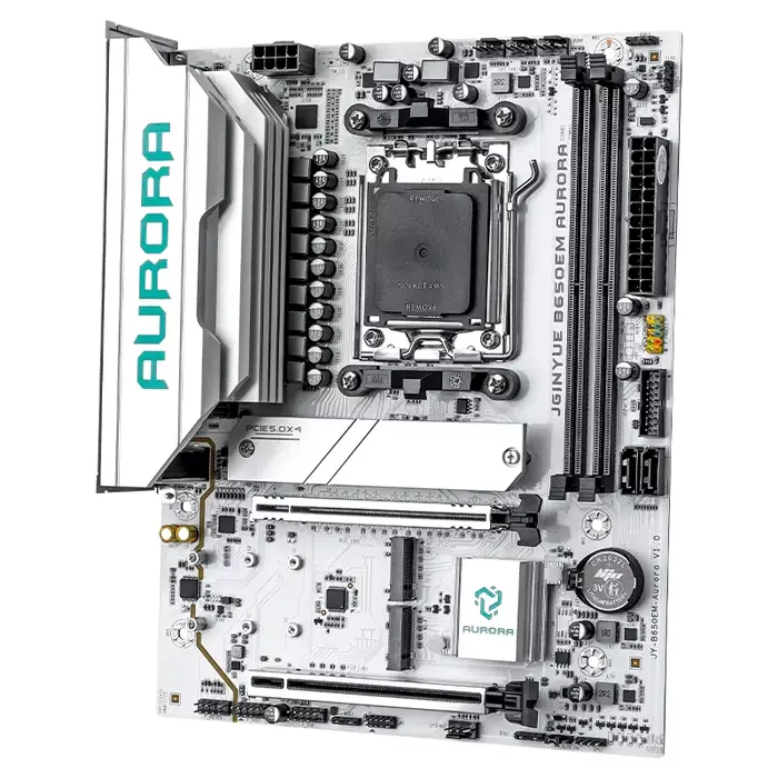 JGINYUE B650M AURORA nouvelle carte mère M-ATX pour AMD ® Ryzen 7/8/9000 série ordinateur de bureau DDR5 RAM PCIe5.0