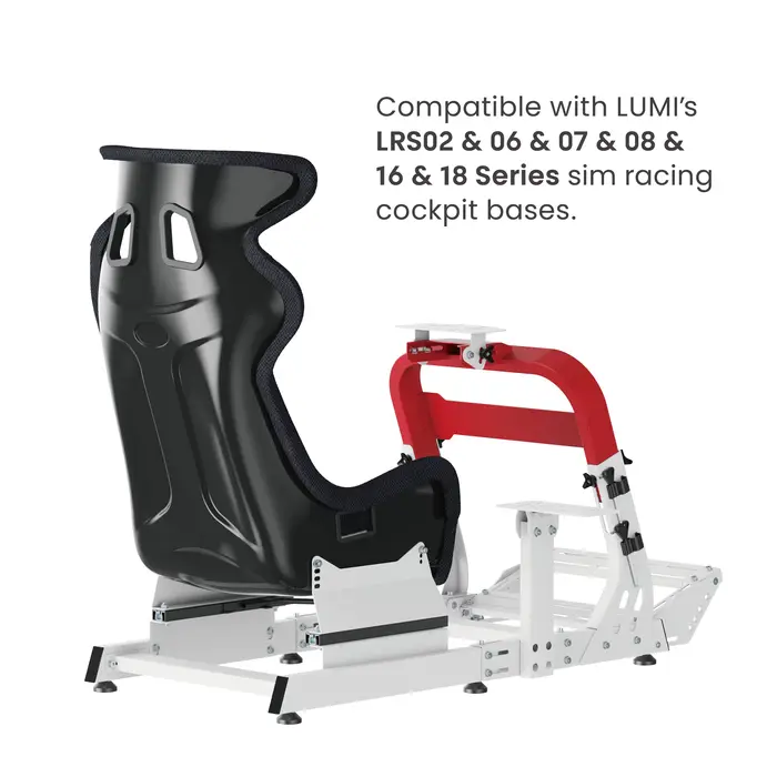 Siège de cockpit de simulation de course LRA02-BS01 grande taille