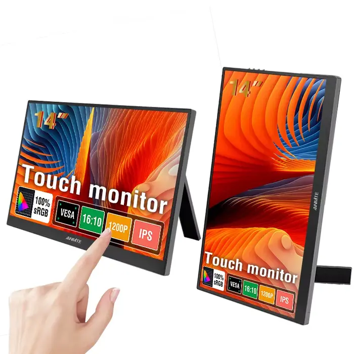 Moniteur de jeu Portable 14 pouces, 1200P HDR IPS, USB TYPE C, HDMI, pour téléphone, ordinateur Port