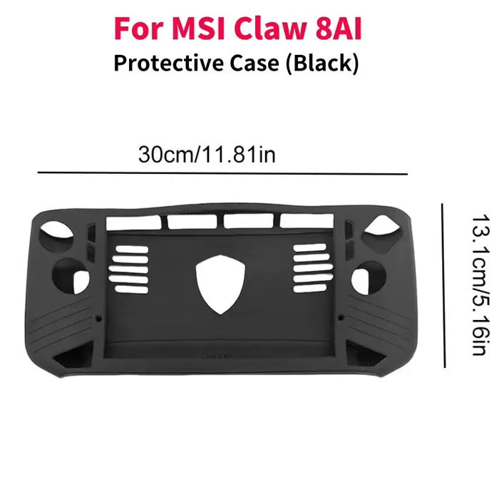 Étui pour Console portable MSI Claw 8 AI 2025, étui en Silicone souple, housse de protection anticho