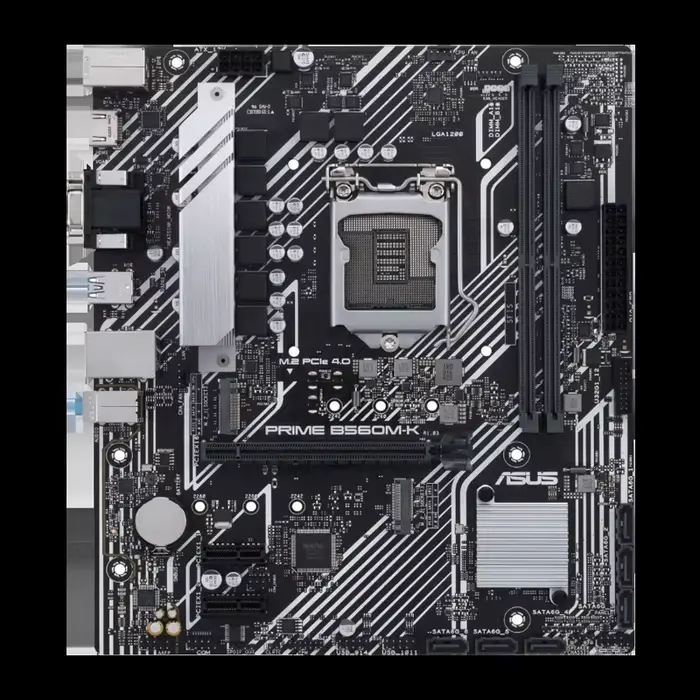 Cartes mères ASUS B560M-K LGA 1200 DDR4 64GB M-ATX pour carte mère de bureau Intel B560 M.2 NVME SATA III USB3.0