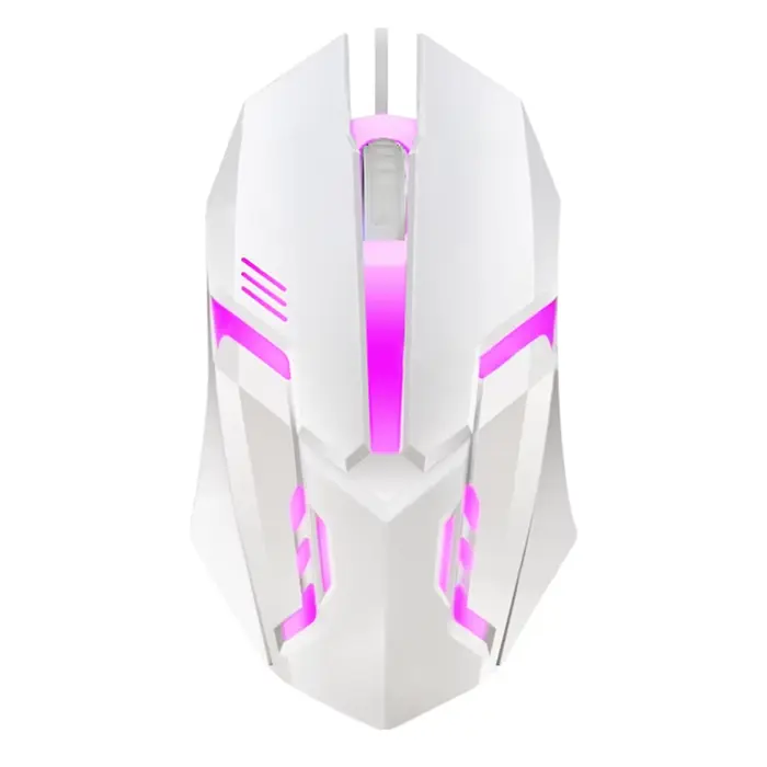 Souris filaire USB pour esports, souris de jeu LED colorée, souris optique filaire, adaptée aux ordi