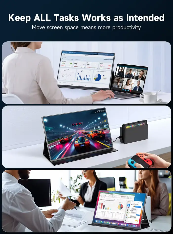 Écran portable UPERFECT 4K 16 pouces 3840 x 2400 IPS pour ordinateur portable
